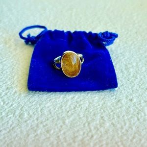Village Silversmith Rutilated Quartz Ring